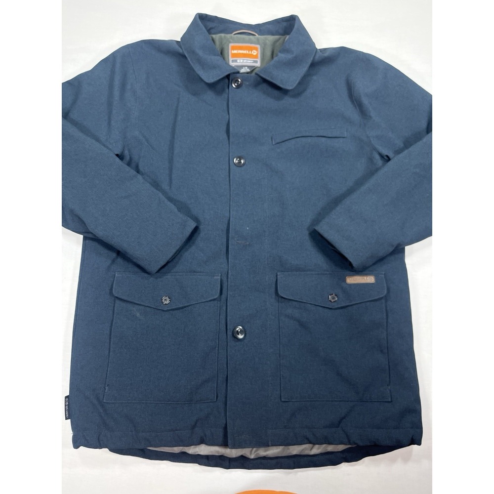 Merrell Opti-Warm Men's Jacket Blue Coat L Large Insulated Outdoor